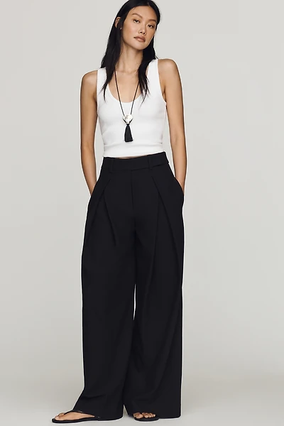 Favorite Daughter Pleats For Days Wide-Leg Pants