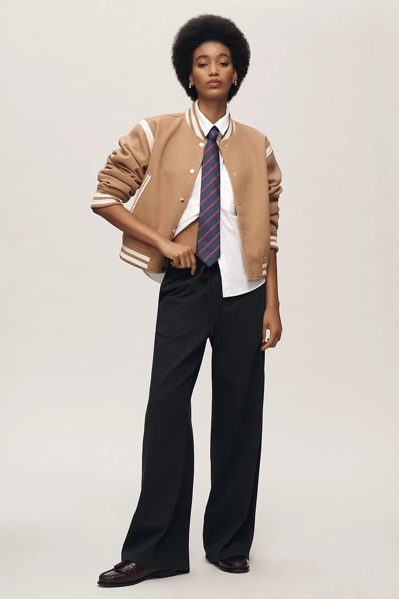 Citizens of Humanity Brynn Drawstring High-Rise Wide-Leg Pants