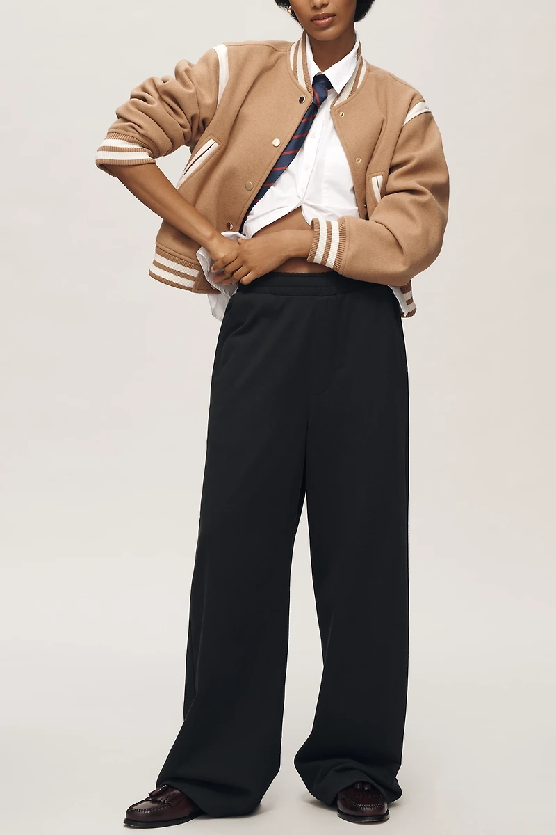 Citizens of Humanity Brynn Drawstring High-Rise Wide-Leg Pants