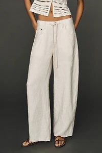 Citizens of Humanity Petite Brynn Linen Trousers