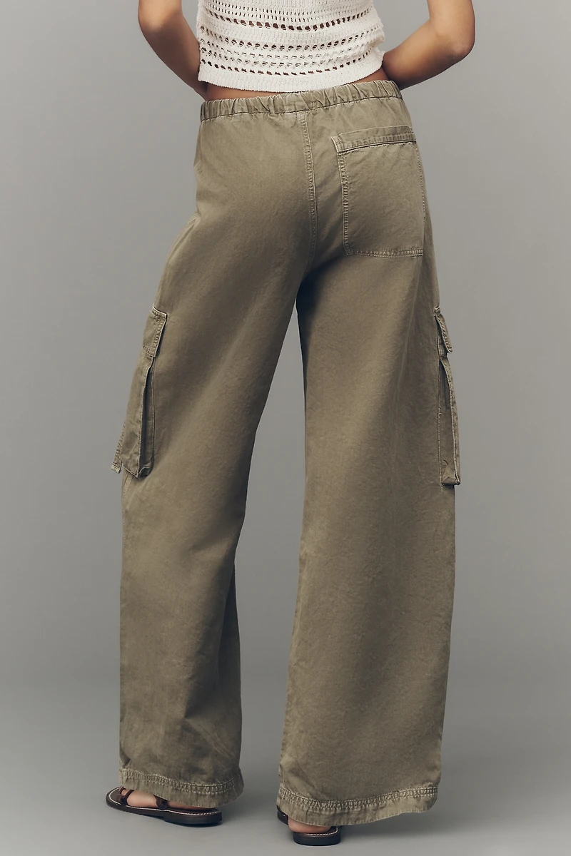 Citizens of Humanity Andira Cotton Linen Pull-On Pants