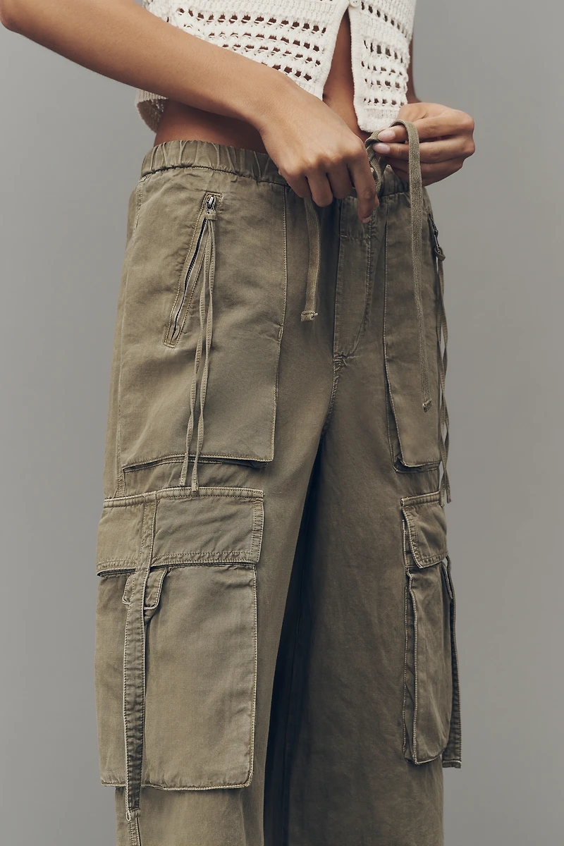 Citizens of Humanity Andira Cotton Linen Pull-On Pants