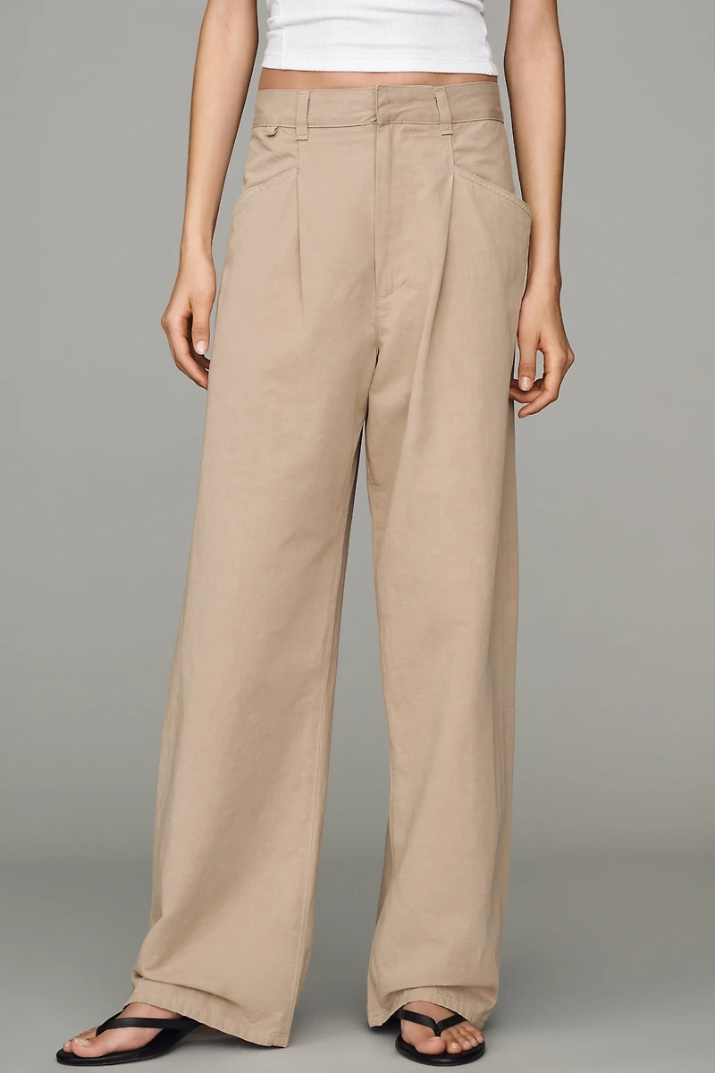 Citizens of Humanity Velha Cotton Linen Trousers