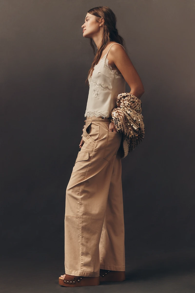 The Corinne Curve Wide-Leg Pants by Pilcro