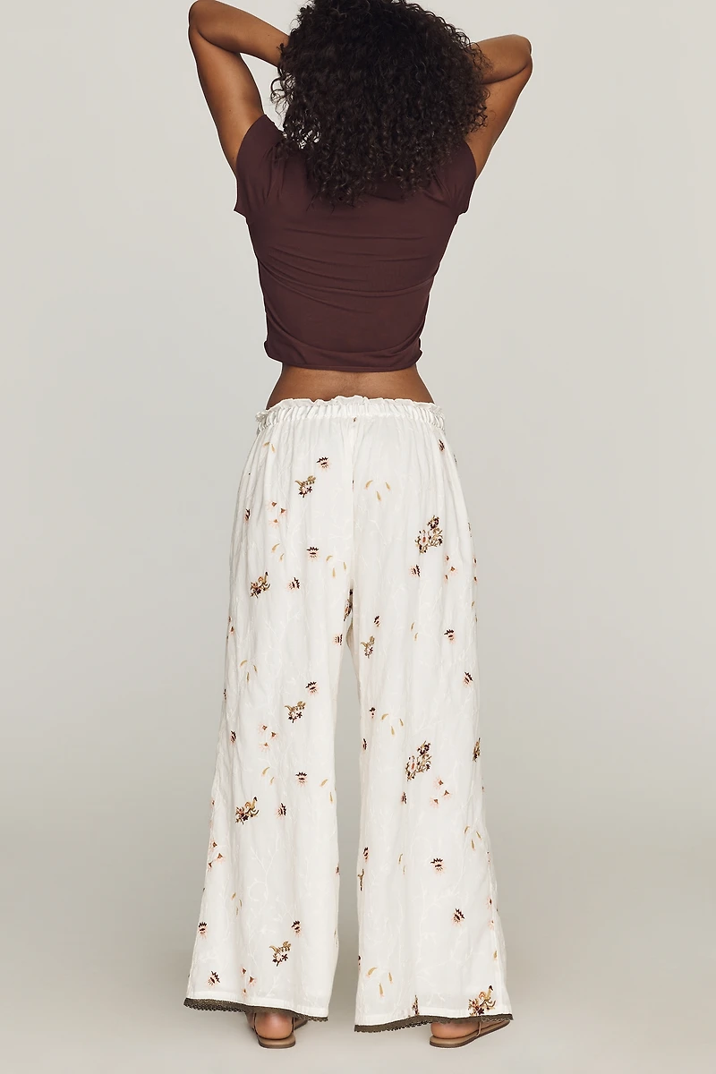 By Anthropologie Cotton Pull-On Pants