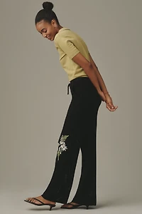 Ranna Gill Sheer Knit Pants