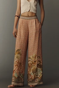 Ranna Gill Printed Pull-On Pants