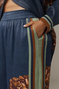 Conditions Apply Imara Satin Wide-Leg Pants