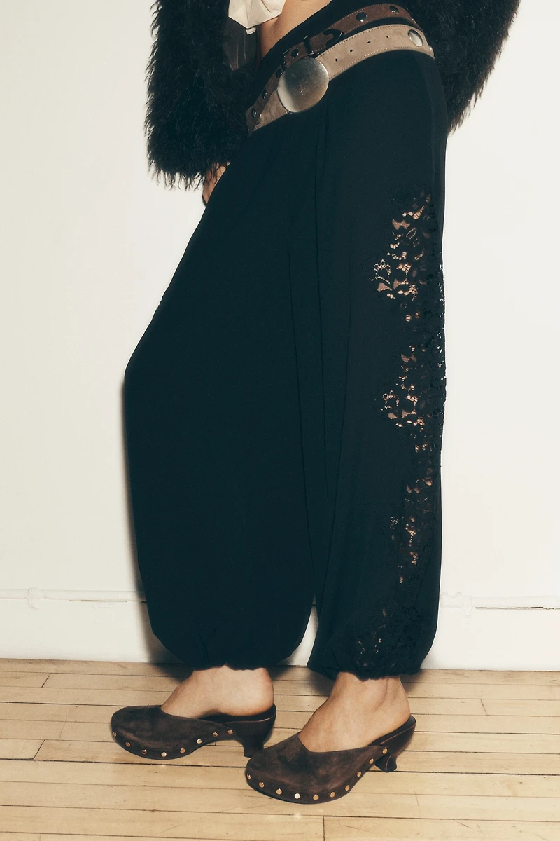 Bl-nk Imogen Lace Balloon Pants