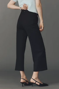 The Colette Crop Bow-Waist Pants by Maeve