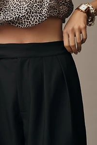 Endless Rose Pleated High-Rise Trousers