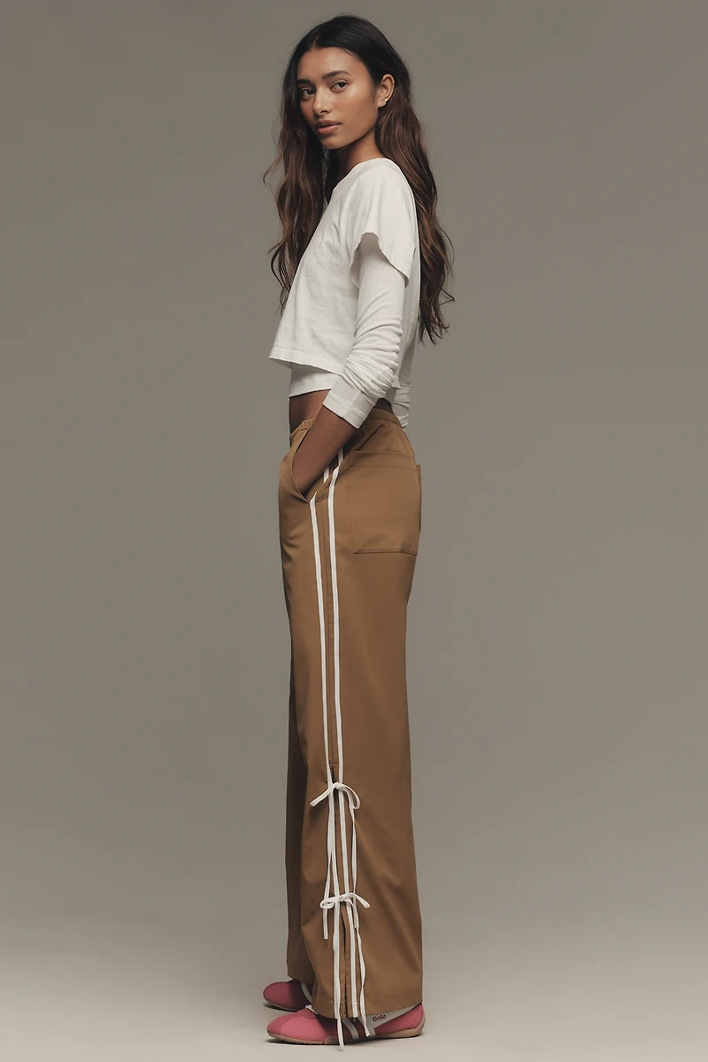Avec Les Filles Tie Track Pants