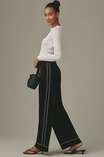 Sancia Lawrence Knit Wide-Leg Pants