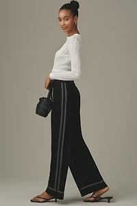 Sancia Lawrence Knit Wide-Leg Pants