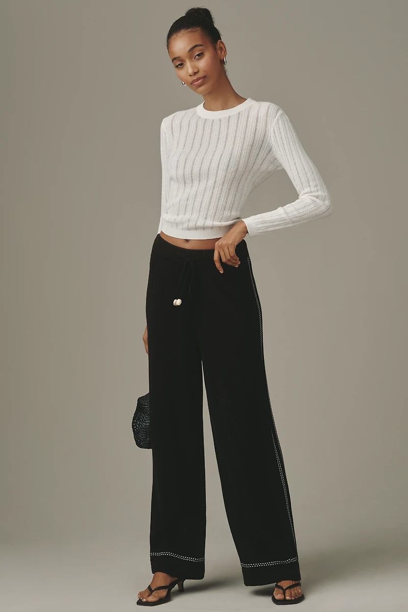 Sancia Lawrence Knit Wide-Leg Pants
