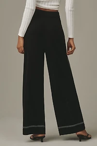 Sancia Lawrence Knit Wide-Leg Pants