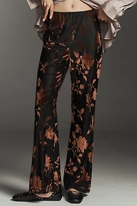 Hutch Velvet Burnout Flare Pants