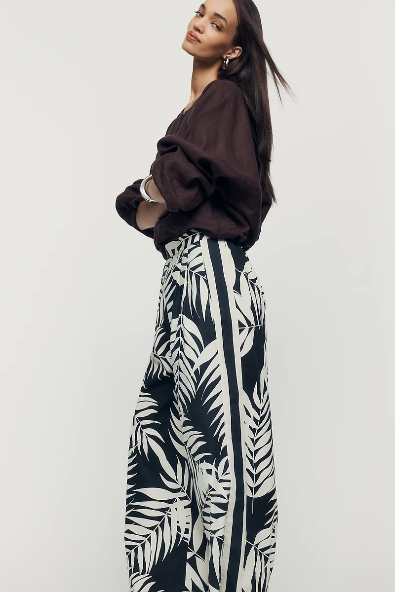 Hutch Palm Print Pants