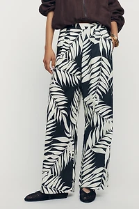 Hutch Palm Print Pants
