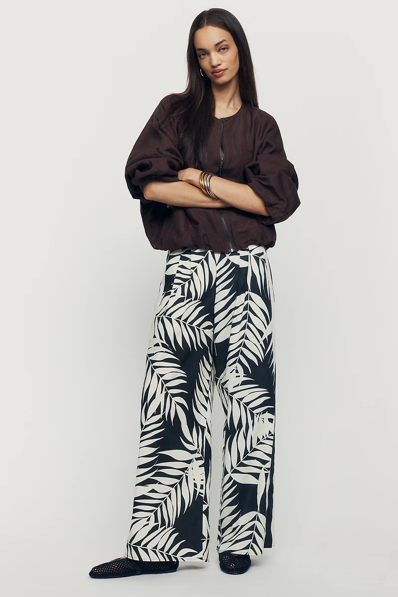 Hutch Palm Print Pants