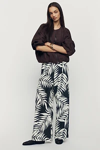 Hutch Palm Print Pants