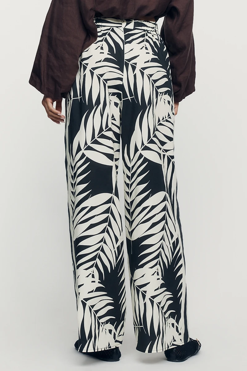 Hutch Palm Print Pants