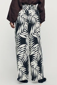 Hutch Palm Print Pants