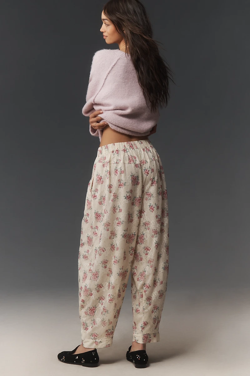 Maeve Floral Lace Balloon Pants
