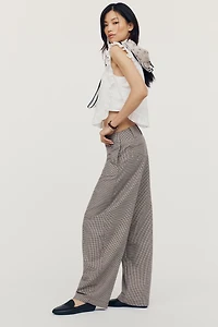 Closed Barlie High-Rise Barrel-Leg Trousers