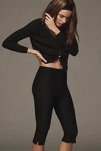 Lamarque Celine Stretch Twill Capri Pants
