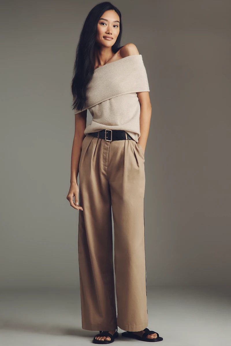 Maeve Pleated Trouser Track Pants