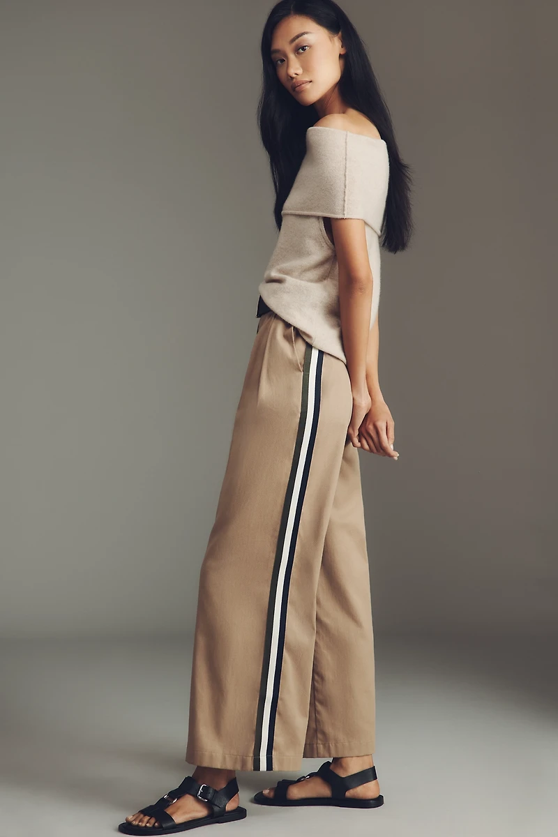 Maeve Pleated Trouser Track Pants