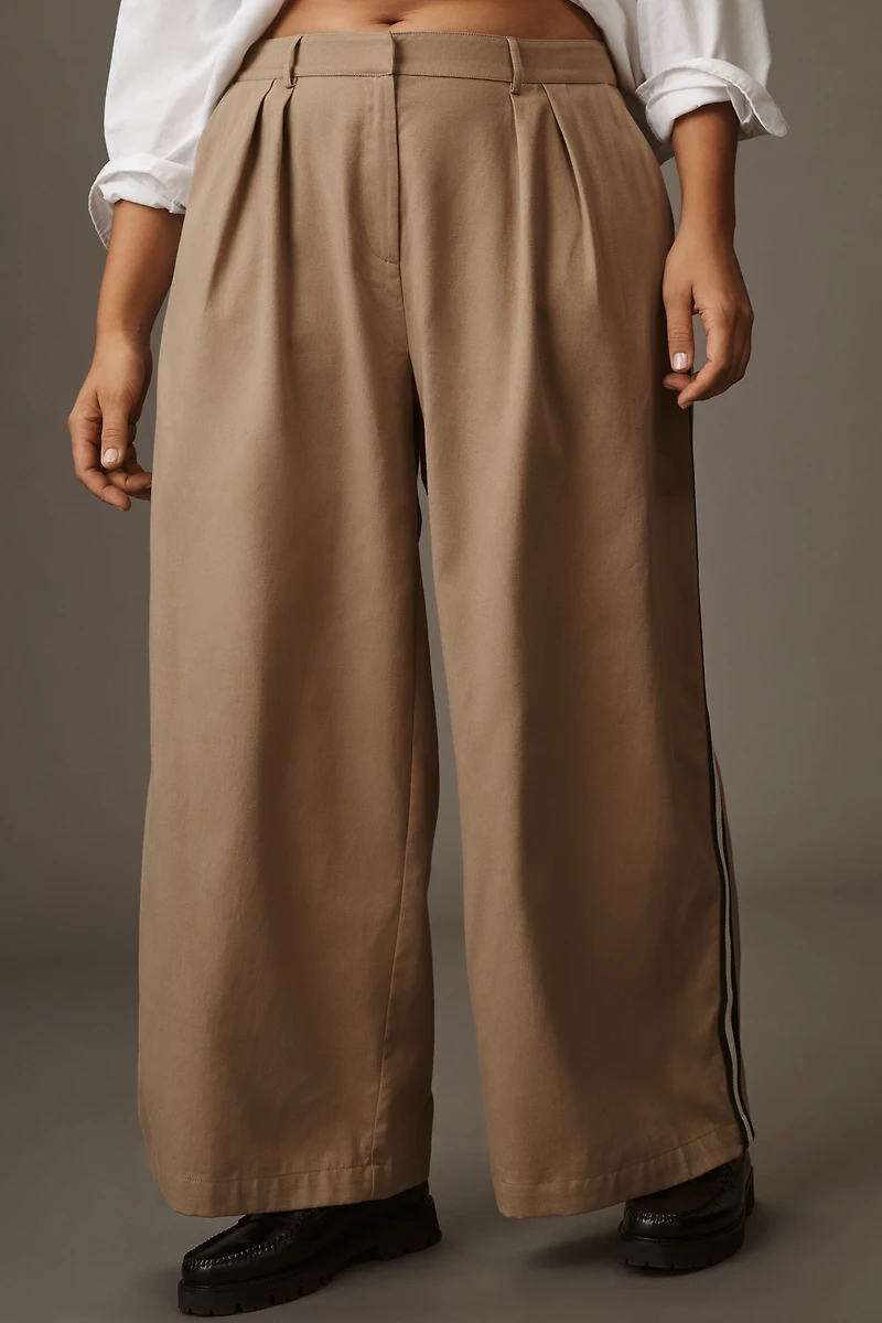 Maeve Pleated Trouser Track Pants