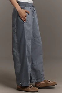 By Anthropologie Mixed Media Utility Pants