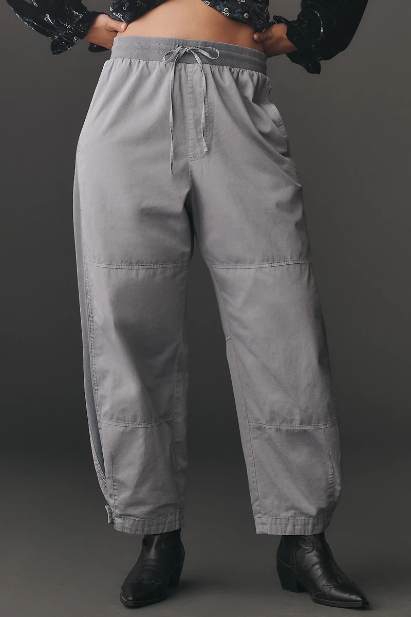By Anthropologie Mixed Media Utility Pants