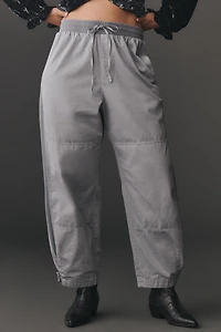 By Anthropologie Mixed Media Utility Pants