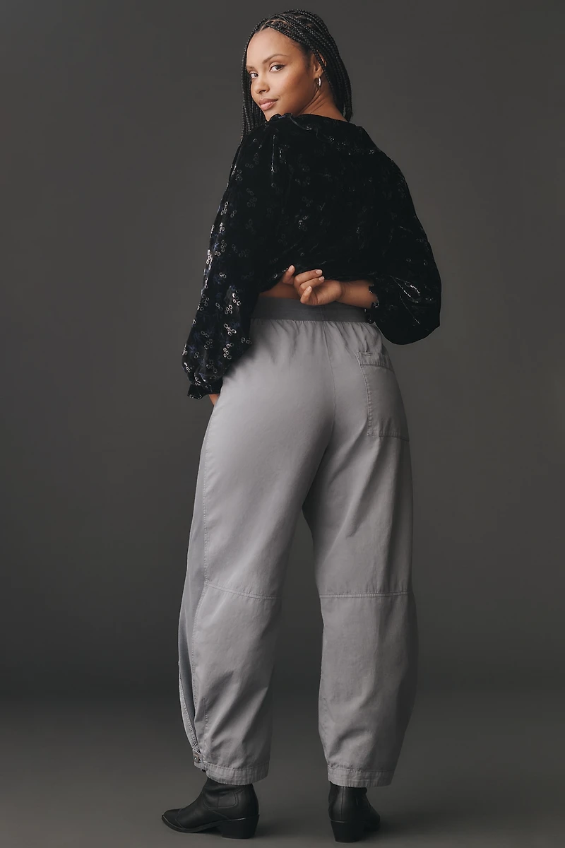 By Anthropologie Mixed Media Utility Pants