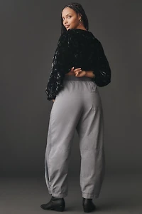 By Anthropologie Mixed Media Utility Pants