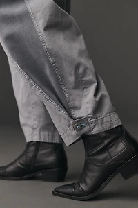 By Anthropologie Mixed Media Utility Pants