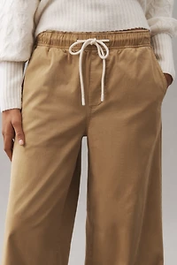 Pilcro Tie-Waist Pull-On Pants