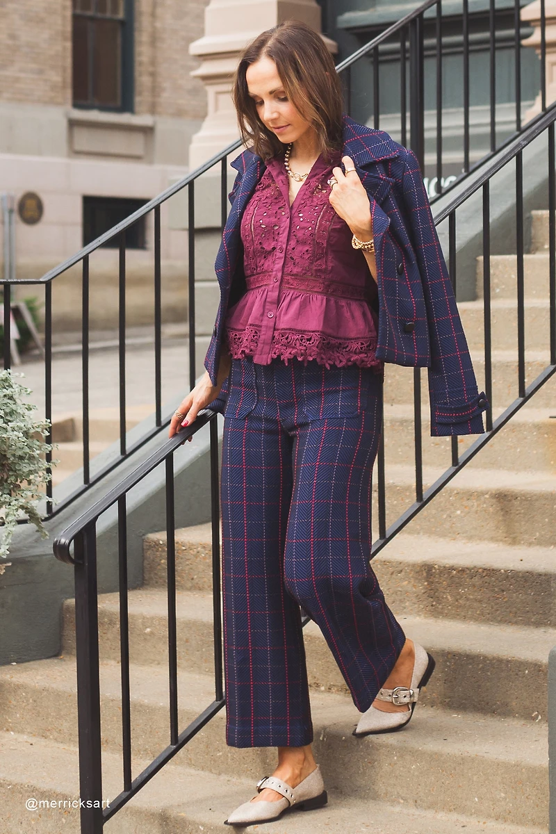 The @merricksart Colette Crop Knit Pants by Maeve