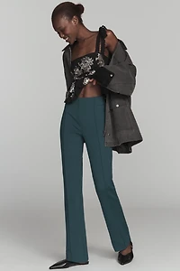 Poppy Kick-Flare Full-Length Pull-On Pants by Maeve