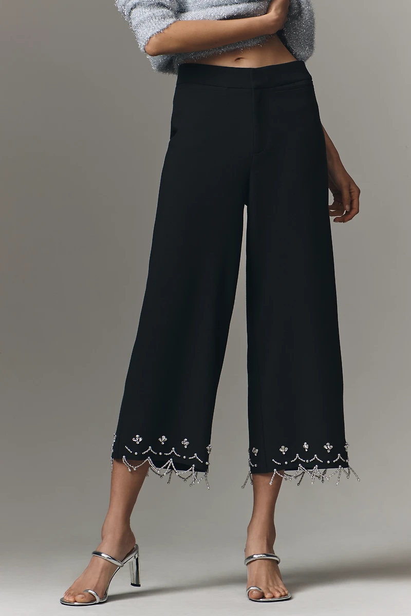 By Anthropologie Crystal Crop Pants