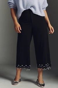 By Anthropologie Crystal Crop Pants