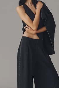 By Anthropologie Striped Tuxedo Pants