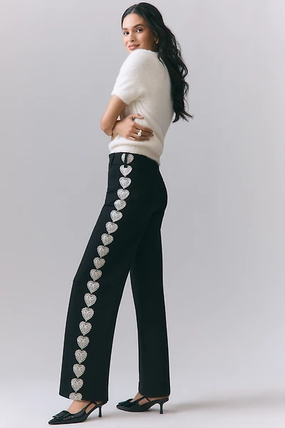 The Colette Full-Length Lacy Track Pant by Maeve