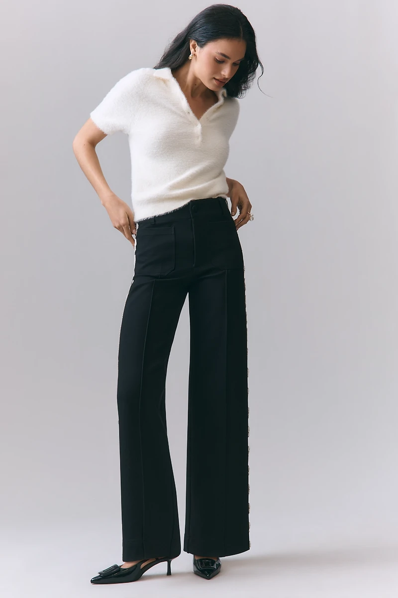 The Colette Full-Length Lacy Track Pant by Maeve