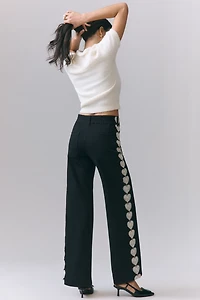 The Colette Full-Length Lacy Track Pant by Maeve