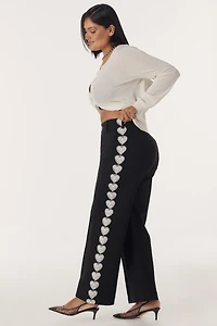 The Colette Full-Length Lacy Track Pant by Maeve