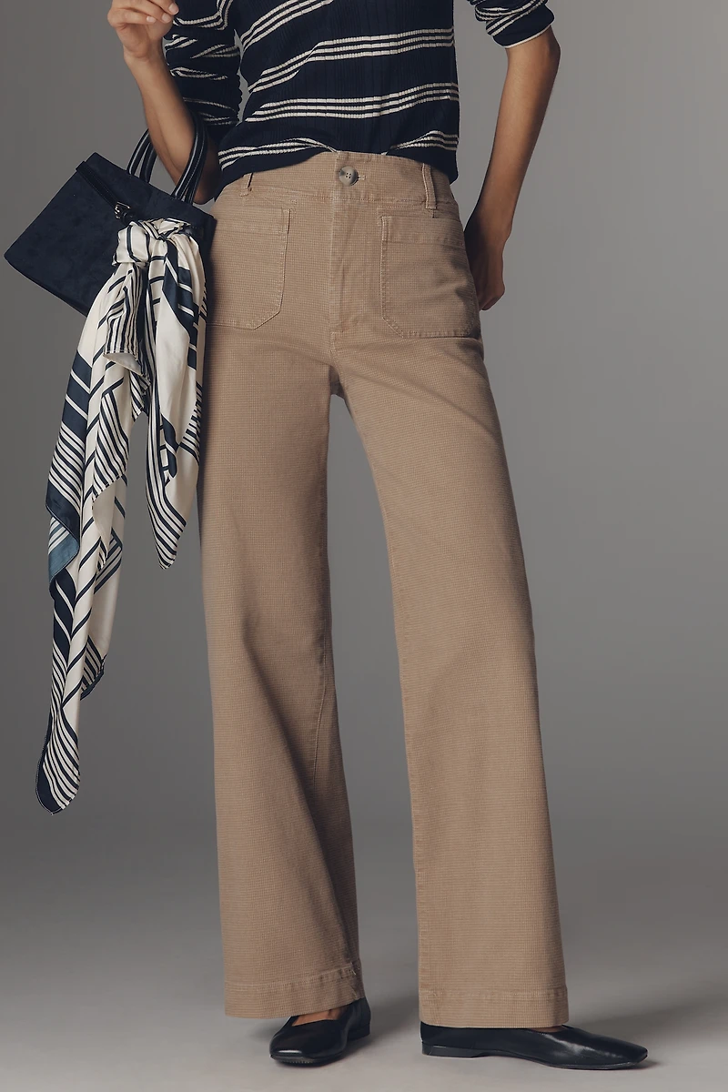 The Colette Full-Length Plaid Pants by Maeve